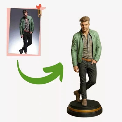 Personlig 3D-figur fra billede