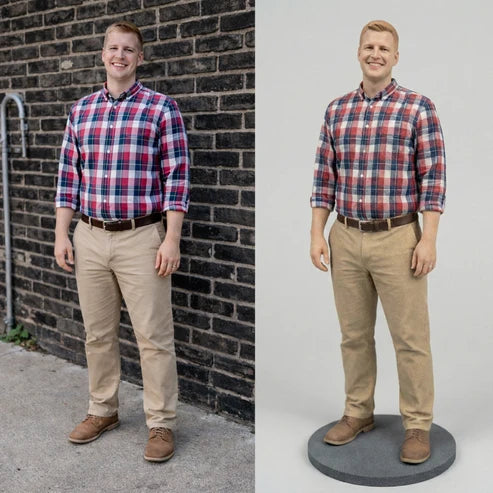 Personlig 3D-figur fra billede