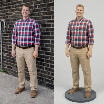Personlig 3D-figur fra billede